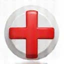 Icon of a pill with a cross through it