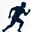 An athlete performing, representing enhanced physical performance.