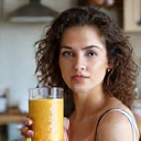 Client Maria S. with a radiant glow